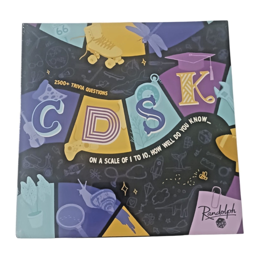 Randolph CDSK  Trivia Party and Team Game  Ages 14+  2 to 16 Players